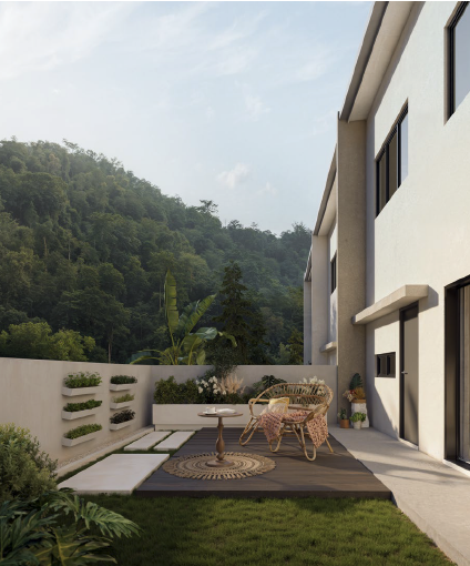 A private garden perspective