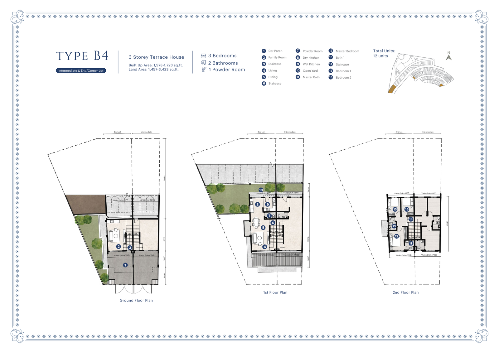 Type B4 floor plan
